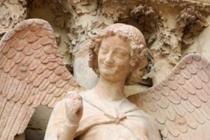 L'ange au sourire de la cathédrale de Reims 